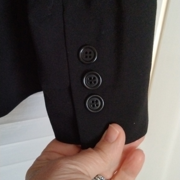 Tahari black wool suit Jacket black size 16 - Picture 6 of 6